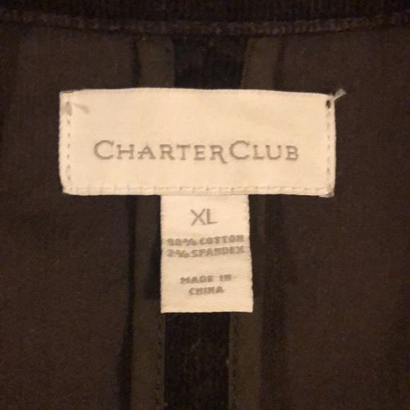 Charter Club corduroy blazer - Picture 3 of 4